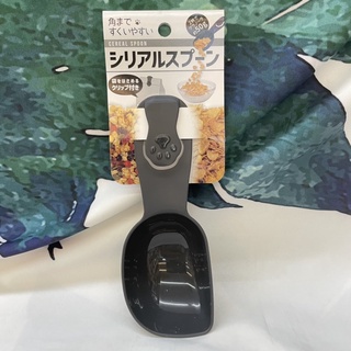貓掌圖案 角型扣環夾 通用勺子 麥片勺子 日本製 穀物湯匙
