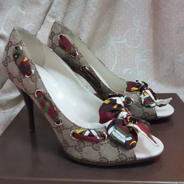 Gucci 高跟鞋魚口高跟鞋魚口鞋 蝦皮購物