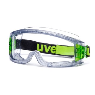 德國 UVEX-9301護目鏡 防霧抗刮 耐化學 防噴濺 可內戴近視眼鏡