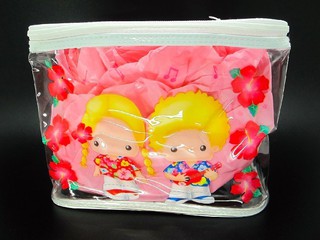㊣五號倉庫㊣ sanrio Patty & Jimmy 1998年出品 防水化妝包