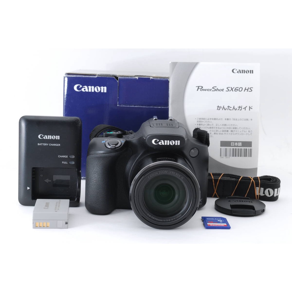 【日本直郵】中古極上美品★ Canon PowerShot SX60 HS 數位 相機 #HM1731