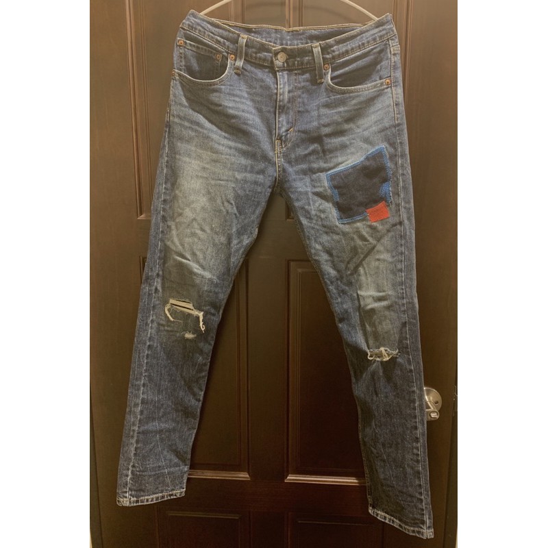 Levi’s 男 512拼布牛仔褲 長褲