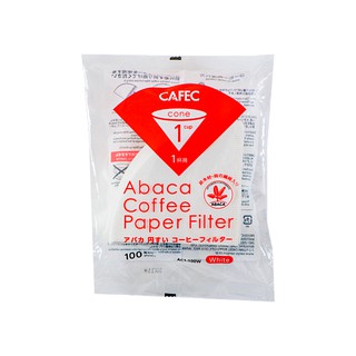 CAFEC 三洋 ABACA 麻纖維錐形濾紙 漂白100入HARIO KONO 可用『93 咖啡』