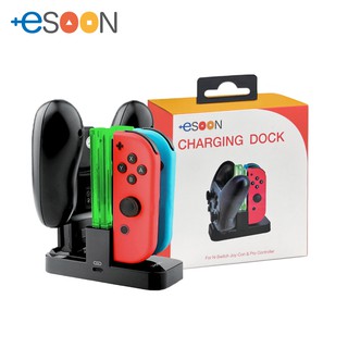 ESOON Switch Joy-Con / PRO 兩用手把充電座 握把充電座 現貨 蝦皮直送