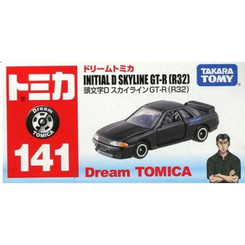 Dream Tomica No.141 頭文字D SKYLINE GT-R R32 全新封膜沒拆 附膠盒