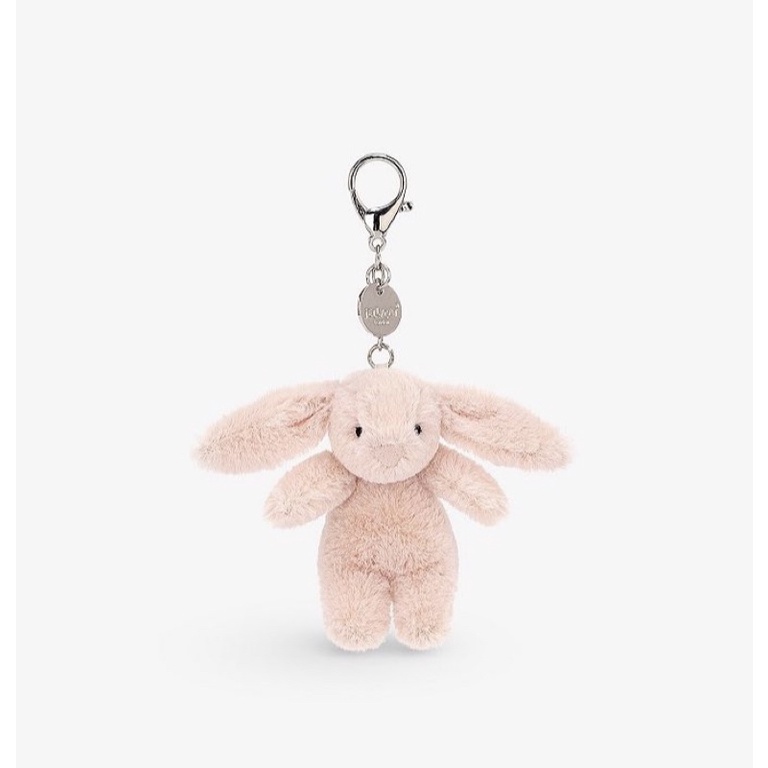 JELLYCAT Bashful Blush 🐰兔子 娃娃 玩偶 包袋吊飾 鑰匙圈 8cm