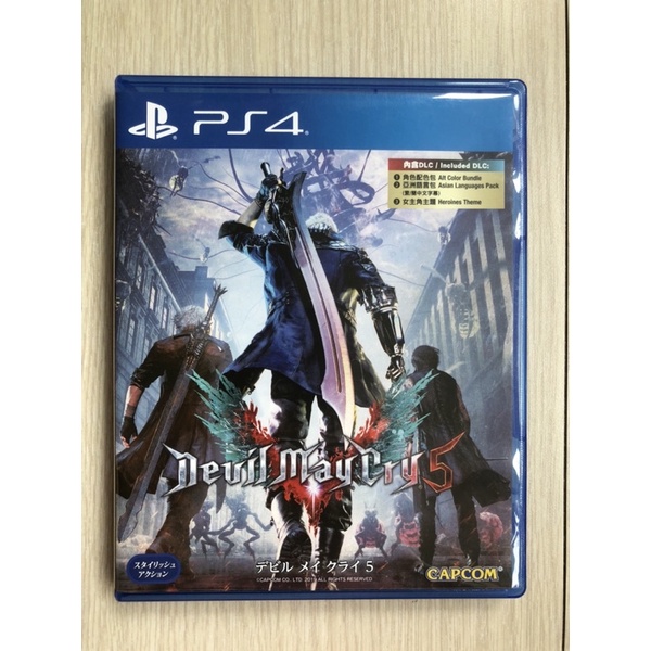 (二手）PS4 惡魔獵人 5 Devil May Cry 5 中文版