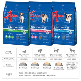 丹 DAN 狗飼料 狗狗營養膳食系列 台灣製造 成犬飼料 幼犬飼料 狗糧 狗食 狗 寵物 羊肉 牛肉 寵物飼料 寵物食品