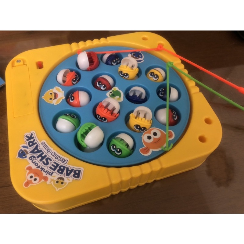 鯊魚寶寶 電動釣魚玩具 桌遊 親子 益智 兒童釣魚玩具 兒童玩具
