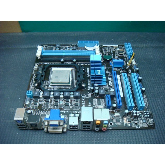 【CPU處理器 + MB主機板 二手良品】AMD Athlon IIx4 640 + 華碩 M4A78LT-M