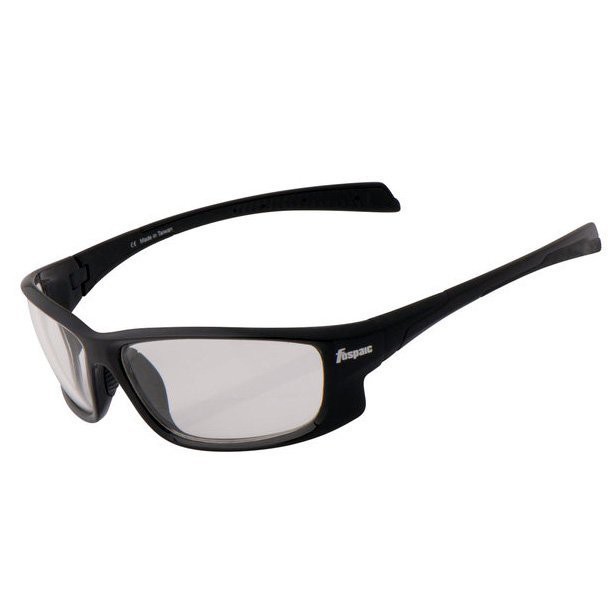 【德國Louis】FOSPAIC 摩托車騎士護目眼鏡 透明鏡片黑色鏡架 職業選手用運動潮牌機車墨鏡護目鏡20016716