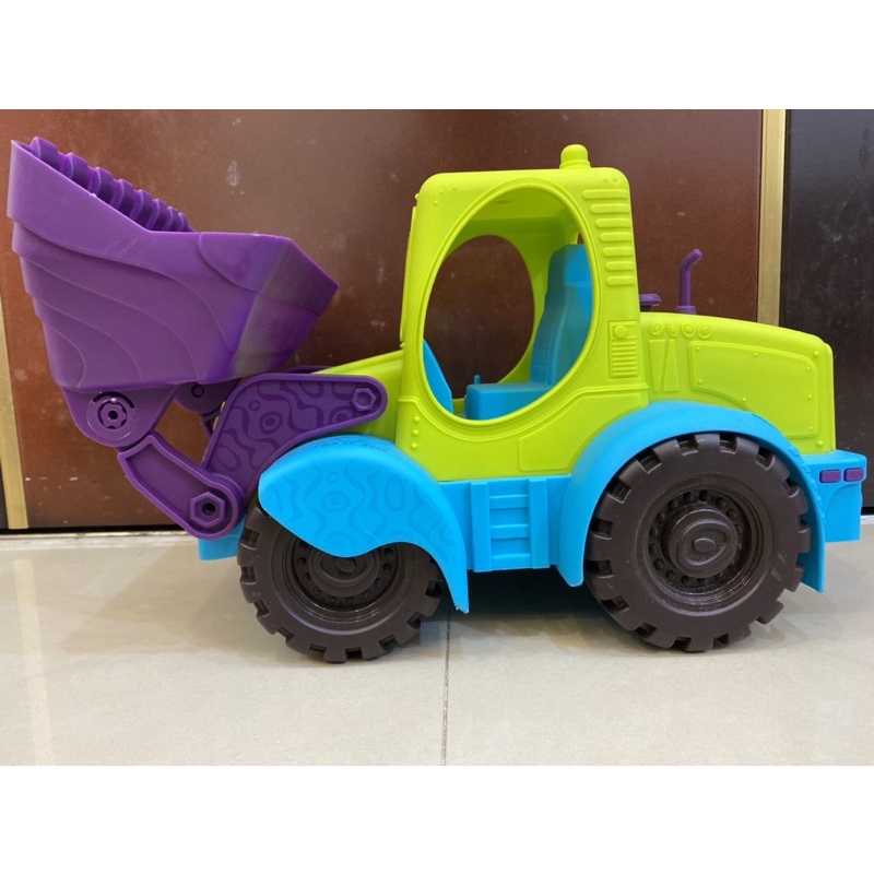 美國 B.Toys 感統玩具，大型推土機，堆土機，適合玩沙