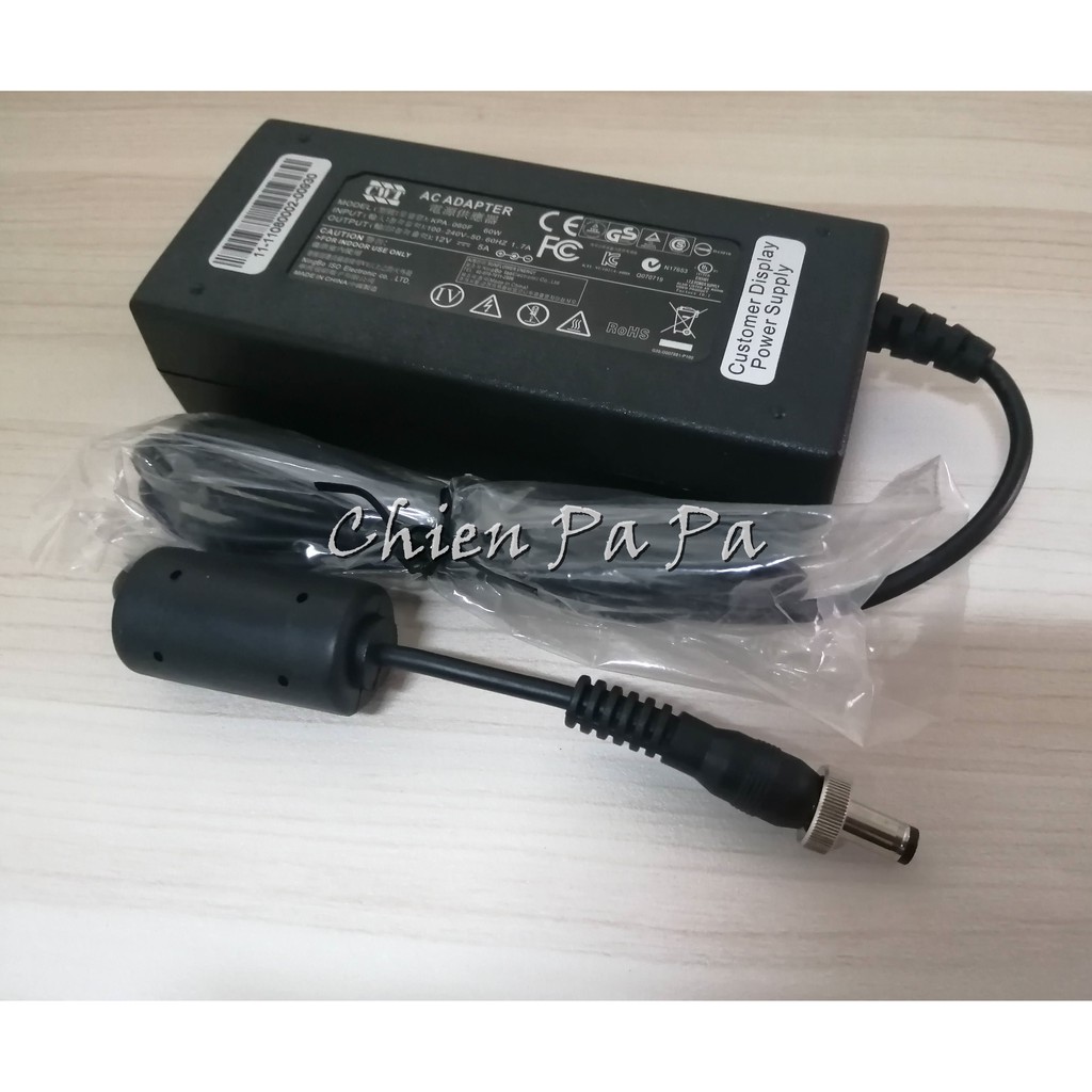 Chien_ 12V 5A 60W 充電器 接頭孔徑 5.5mm*2.5mm 變壓器 KPA-060F | 蝦皮購物