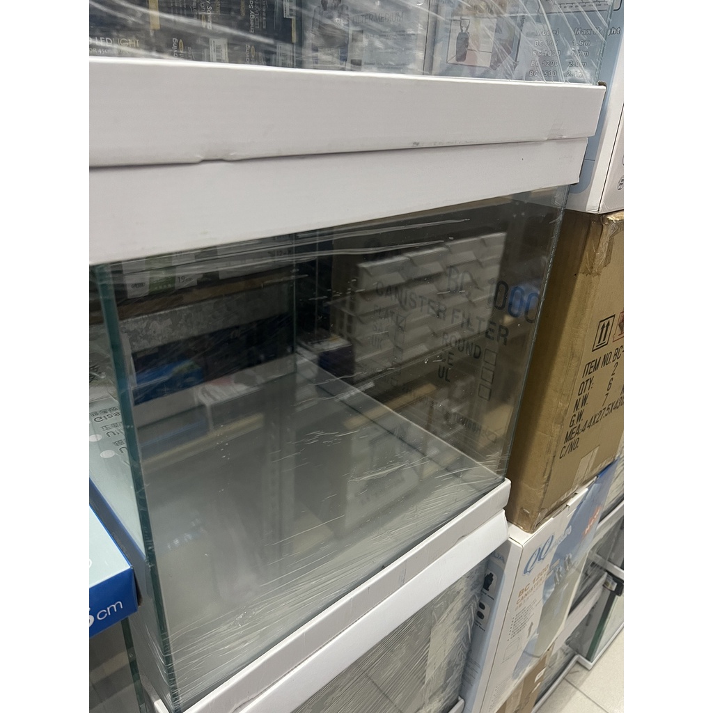 現貨剩一「實體店面」超白魚缸 60*40*高25或高30或高40或高45 超白缸 開放缸 屏風缸 可放鞋櫃 烏龜缸