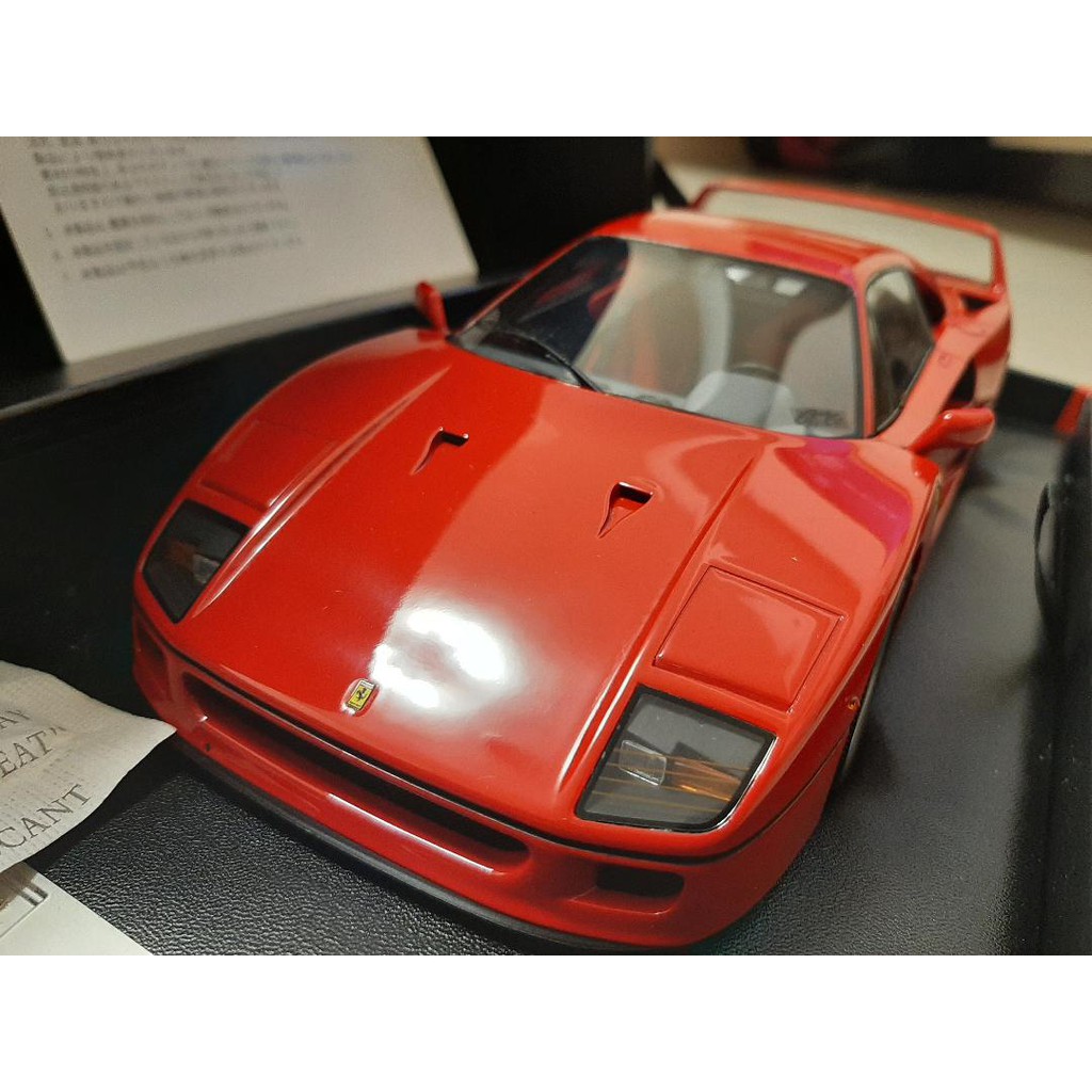 全新品Kyosho 1/18 Ferrari F40 Red精緻盒裝版| 蝦皮購物