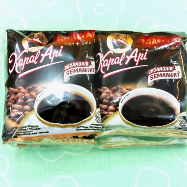 印尼咖啡Kopi kapal api mantap 2in1