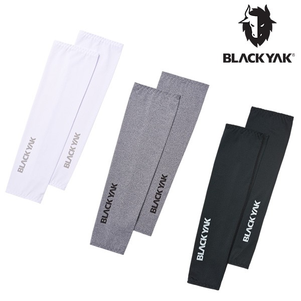 【BLACKYAK】BASIC涼感袖套 [白色/黑 /麻花灰] 韓國春夏 涼感袖套 運動袖套 | BYAB1NAM01