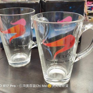 盒裝台灣玻璃館 440TTCG玻璃杯 台灣宇宙塔系列440馬克杯 杯子