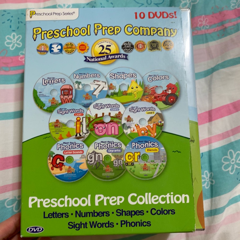 Preschool prep dvd 10片