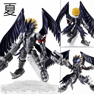 《夏本舖》代理 BANDAI NXEDGE STYLE 數碼寶貝 墮天地獄獸 爆裂型態 機器人 武器 羽毛 可動 魂商店