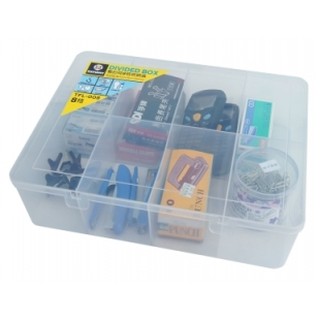 【小彥生活館】限用宅配 TFL-008 看的見8格收納盒 半透明 零件盒 珠寶 手工藝 文具