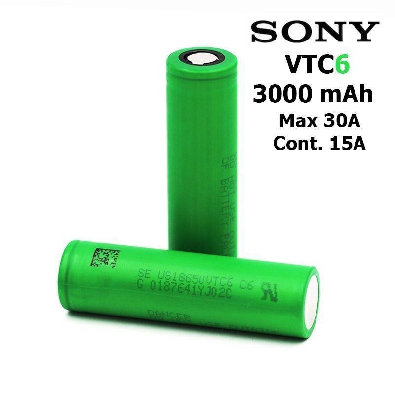 Sony VTC6 18650 綠皮動力電池| 蝦皮購物