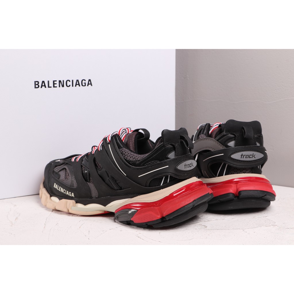 Balenciaga Track nylon and mesh trainers Pinterest