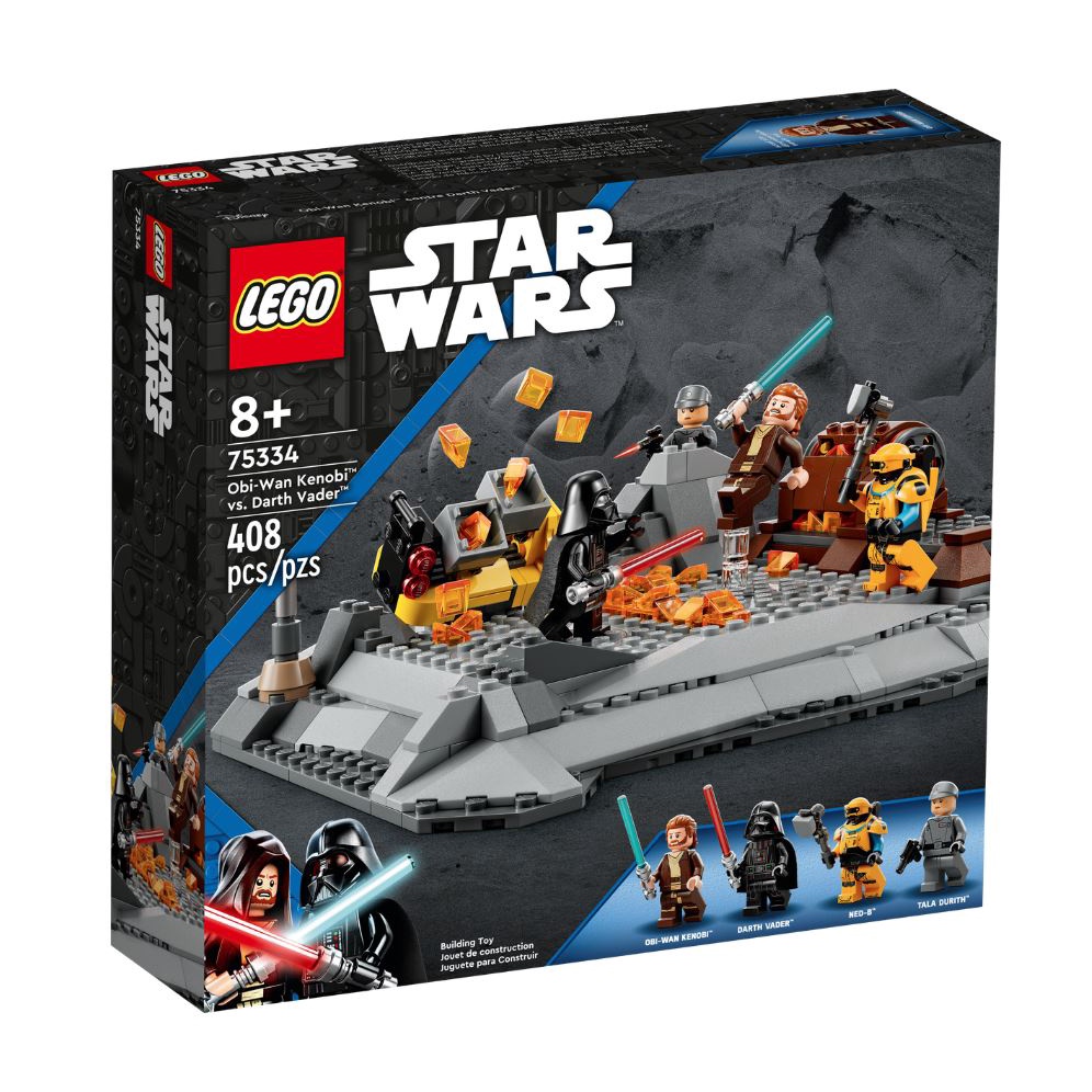 &lt;積木總動員&gt;LEGO 樂高 75334 Star Wars 歐比王肯諾比vs達斯維達 408pcs
