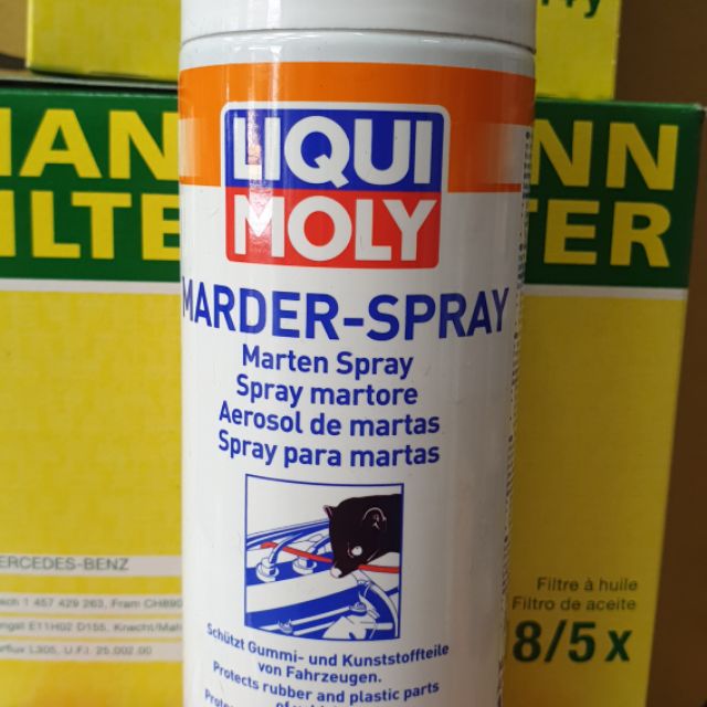 LM 德國力魔 LIQUI MOLY 防鼠咬噴劑 老鼠咬線 防鼠噴劑 橡塑膠保護劑 平行輸入貨 單瓶400元 馬克車業