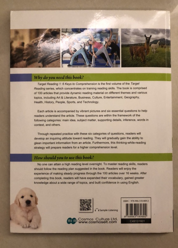 特價出清 Target Reading 1 6 Keys To Comprehension 附解答mp3 寂天文化出版 蝦皮購物