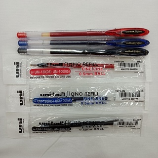 ◆軒軒文具百貨◆UNI 三菱 UM-120 0.5亮彩鋼珠筆 UMR-5N筆芯