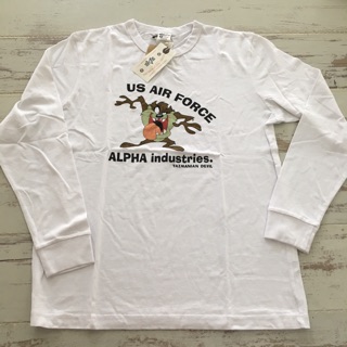 Alpha迪士尼聯名長袖T恤 alphaindustries alpha disney 長袖上衣 男裝