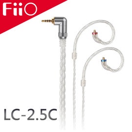 【FiiO台灣】LC-2.5C 純手工編織高純度單晶銅鍍銀MMCX耳機升級線(2.5mm)－純手工編織/MMCX接頭