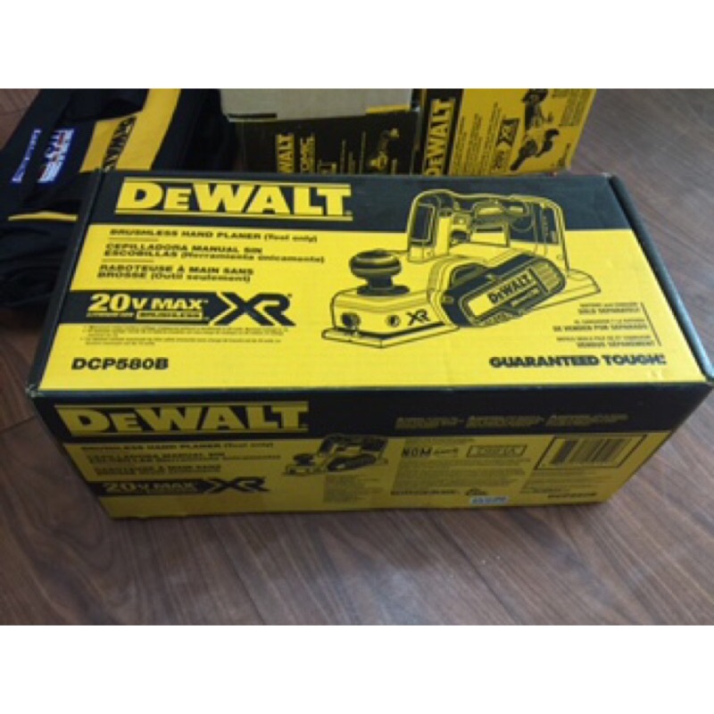 花電新鮮貨  全新 得偉 DEWALT DCP580 無刷 刨木機 刨刀機  盒裝 現貨