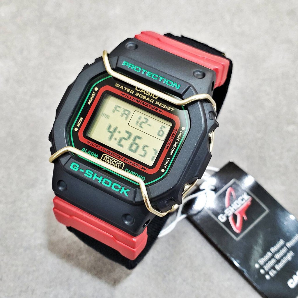 CASIO DW-5600THC-1/ G-SHOCK系列 /附贈金屬保護桿/ 全新公司貨