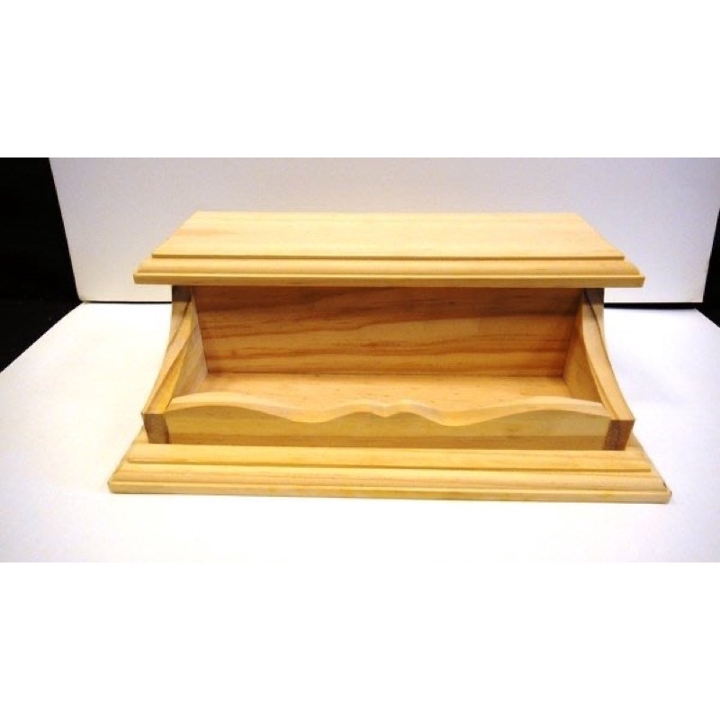 品名:PW-105 桌上置物盒 材質:原木  適用於蝶 古巴特拼貼彩繪黏土麵包花創作.