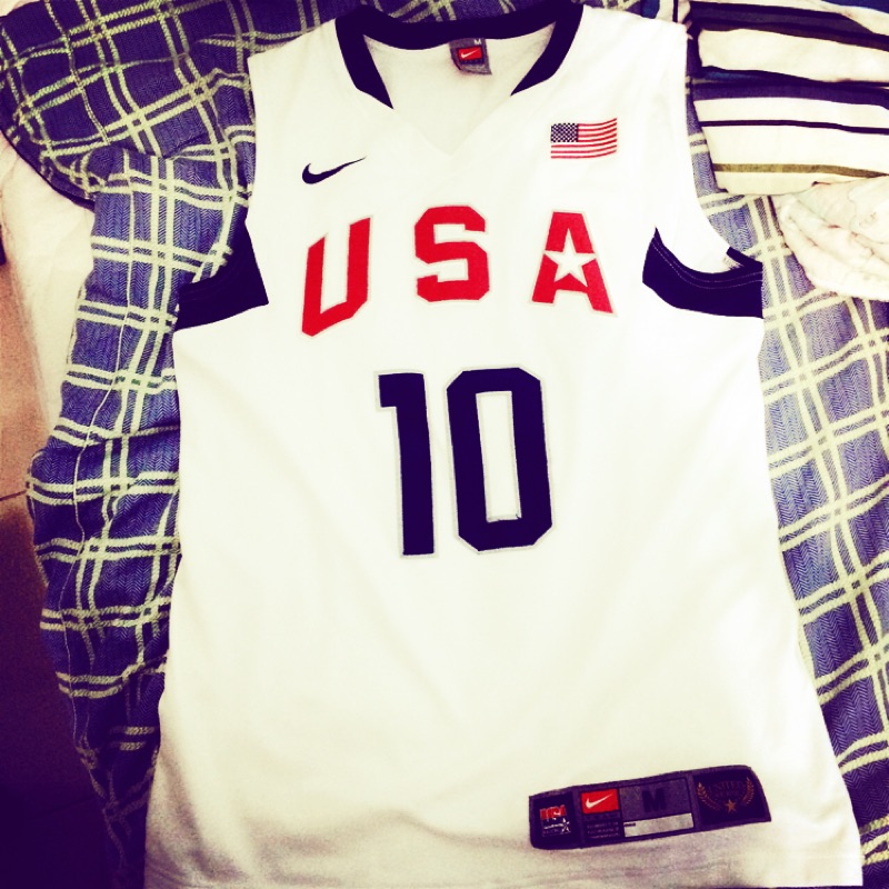 Nike 10號 Kobe USA 美國夢八隊球衣 全套 上衣M球褲L