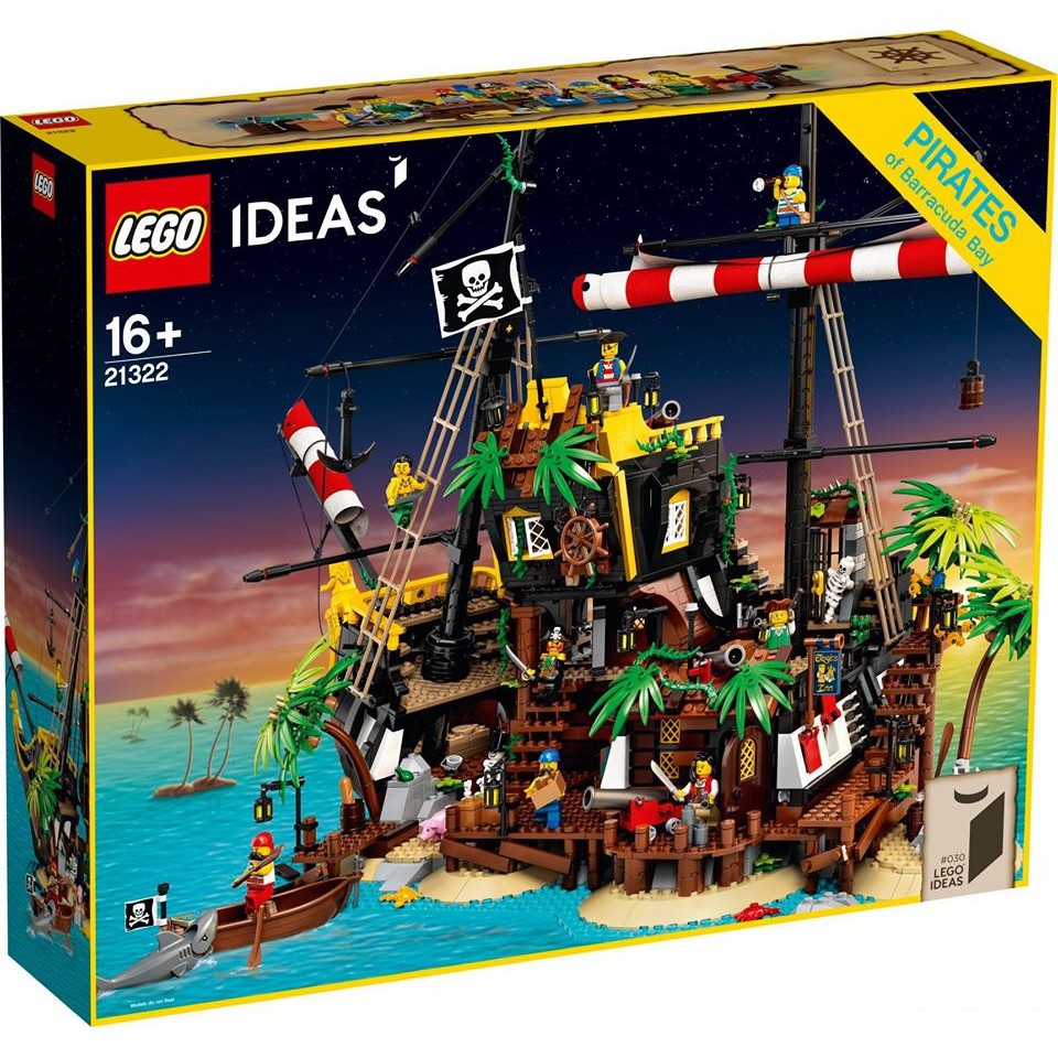 LEGO 21322 梭魚灣海盜 Pirates of Barracuda Bay 現貨 桃園面交