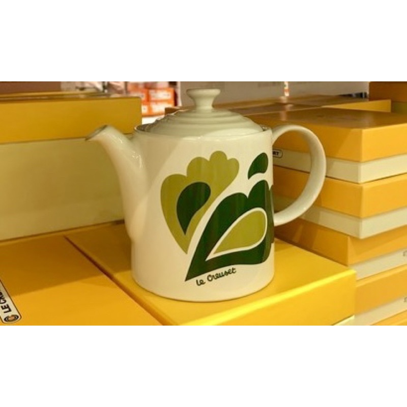 《LE CREUSET》茶壺/咖啡壺（綠孔雀）700ml