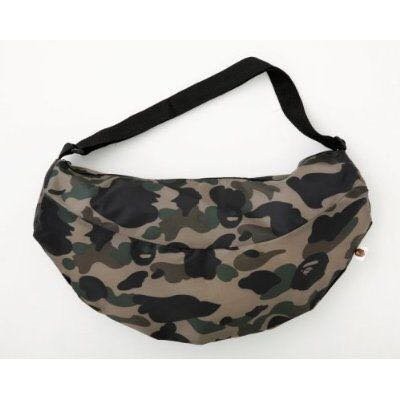 A Bathing Ape camo shoulder bag 迷彩 尼龍 單肩包 肩背包 側背包 斜肩包 日本雜誌