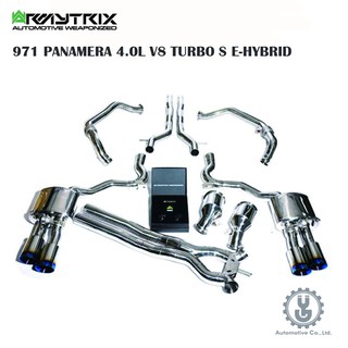 Armytrix 971 PANAMERA 4.0L V8 TURBO S E-HYBRID 排氣 空運【YGAUTO】
