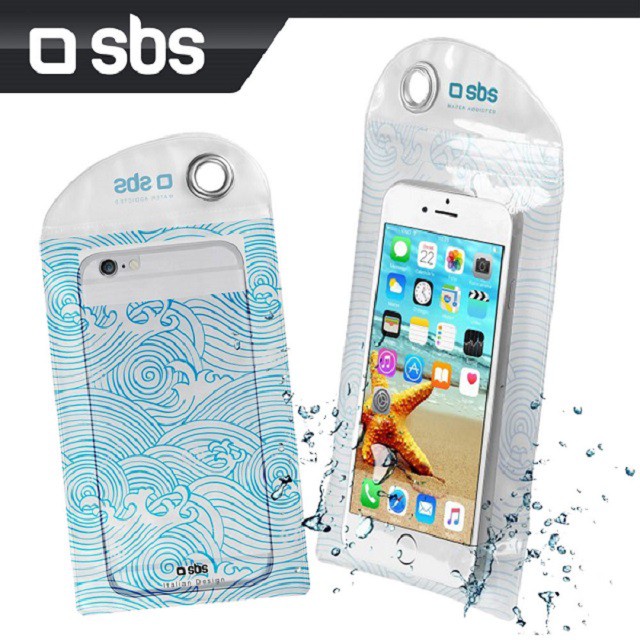 【sbs】Water Bag Case 5.5吋 (手機防水保護袋 防水手機袋 透明手機袋) 防疫手機套-1包裝NG出清