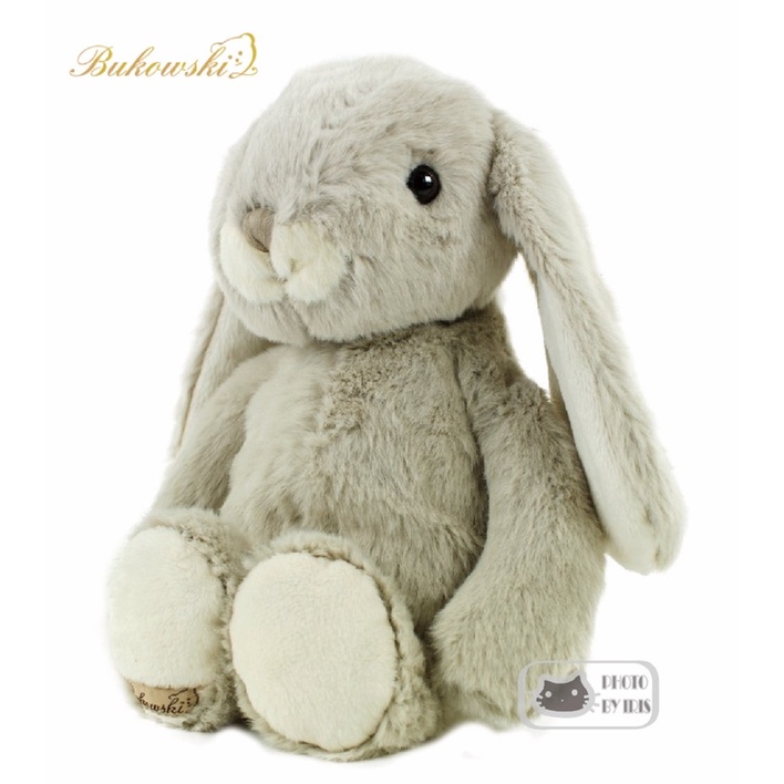 現貨🌟瑞典🇸🇪 Bukowski Bunny 兔子娃娃 垂耳兔 長耳兔 26cm歐洲製造🌟絕對正品🌟經典灰