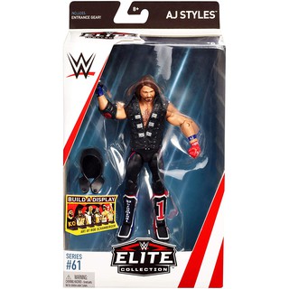 ☆阿Su倉庫☆WWE摔角 AJ Styles Elite 61 Figure 精華版人偶附出場背心 熱賣特價中