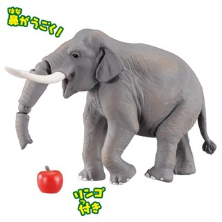 【免運 3C小苑】AN98150 正版 全新 TOMICA 探索動物 多美動物 AS-33 印度象 大象 模型 兒童玩具