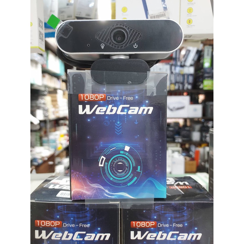 【丹尼小舖】W10 高畫質1080P網路視訊鏡頭 Webcam 內建麥克風/免驅動 上課/會議 免運