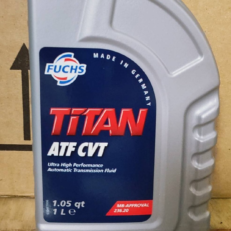 【FUCHS 福斯】TITAN、ATF CVT、高效能無段變速箱油、1L/罐【歐洲進口】單買區