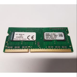 金士頓 筆電用 ddr3 1600 4g