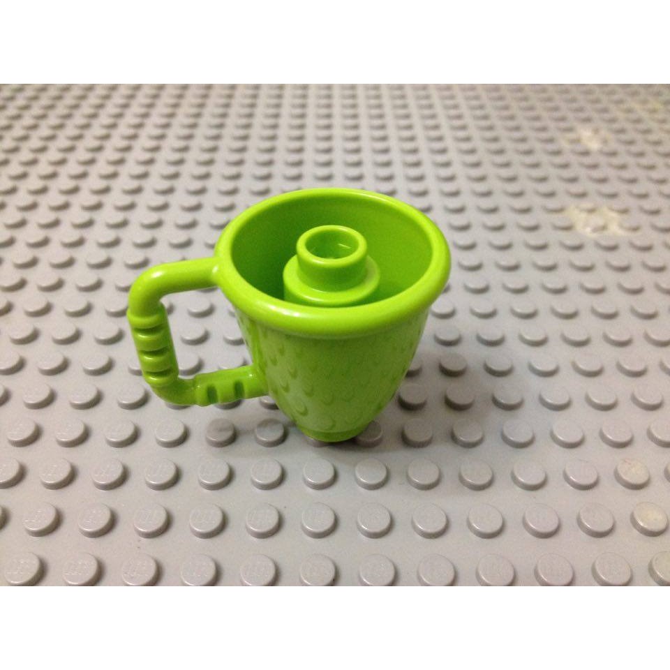 點點小豆 Lego 樂高積木duplo 得寶淺綠色水壺杯子一個如圖 蝦皮購物