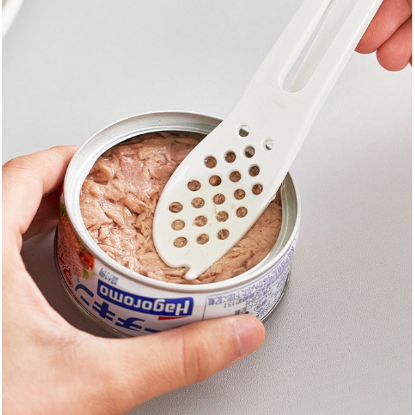 罐頭勺（261-2） 多功能罐頭勺 罐頭勺 漏勺 罐頭濾勺 寶寶輔食勺 開罐器 乾濕兩用勺 長柄漏勺 勺子